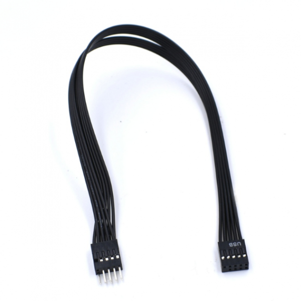 Buy LPC Black 9Pin USB 2.0 internal header extension cable online from ...