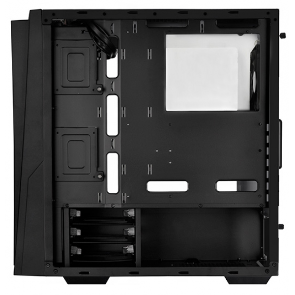 Buy SilverStone RL06BR-W Redline ATX Black Mid-Tower Case with Window ...